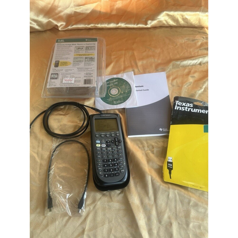 Texas Instrument Ti 89 Titanium Programmable Graphing Engineering Calculator
